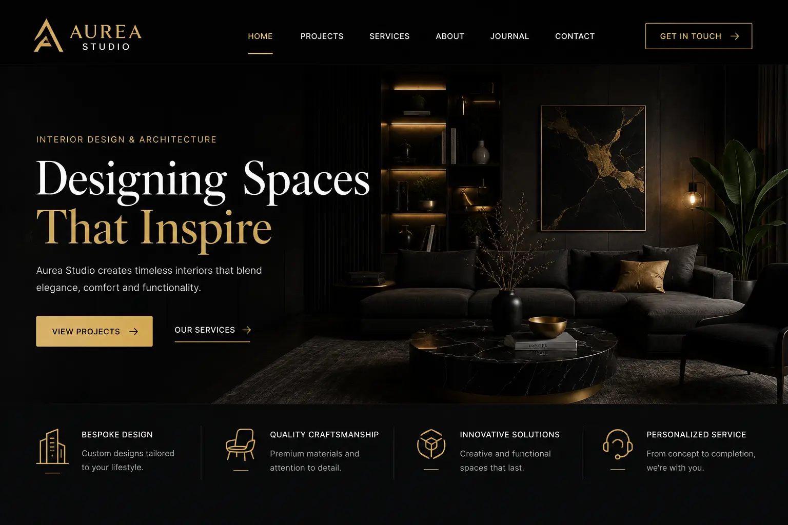 Aurea Studio project preview